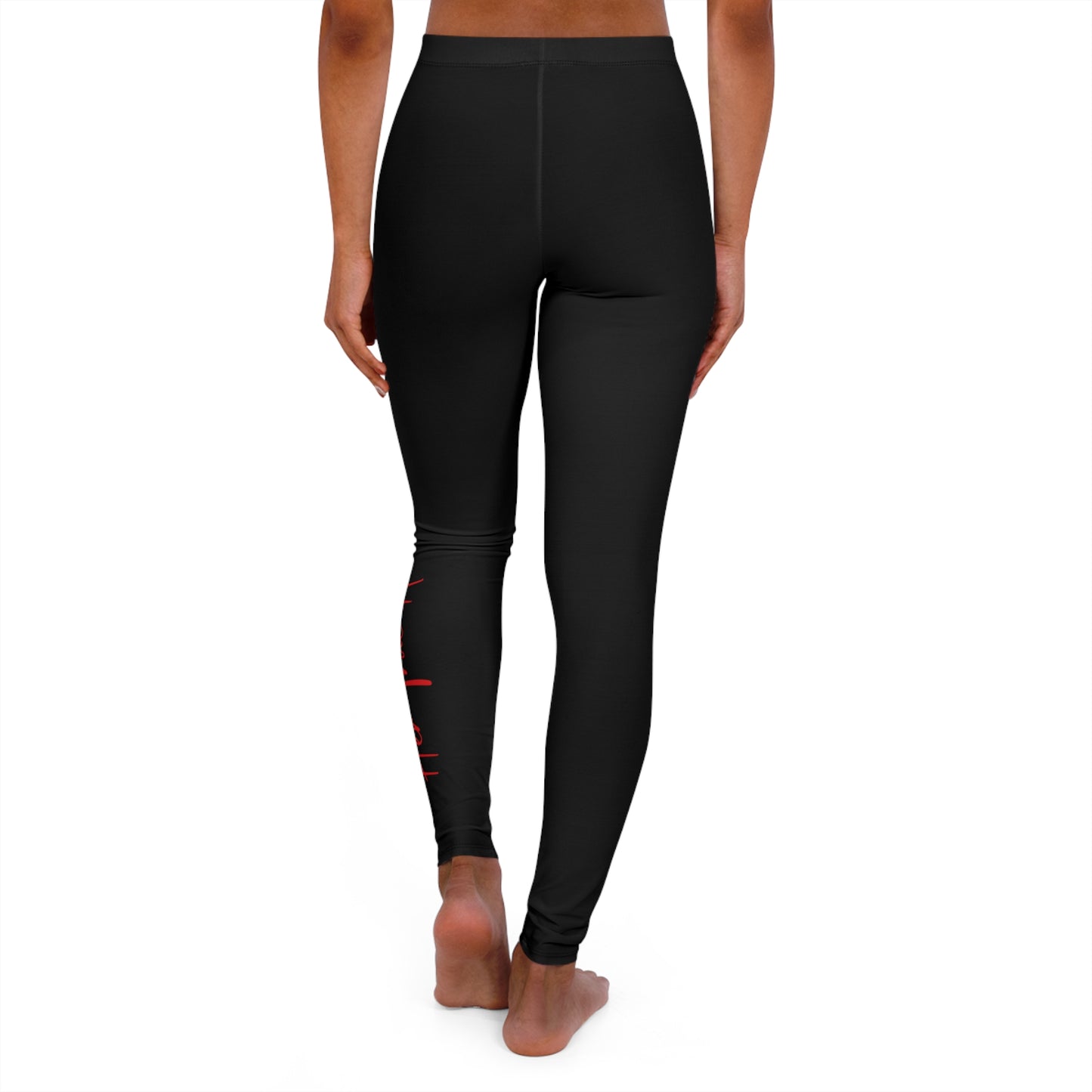 Black Active Leggings for Women Spandex