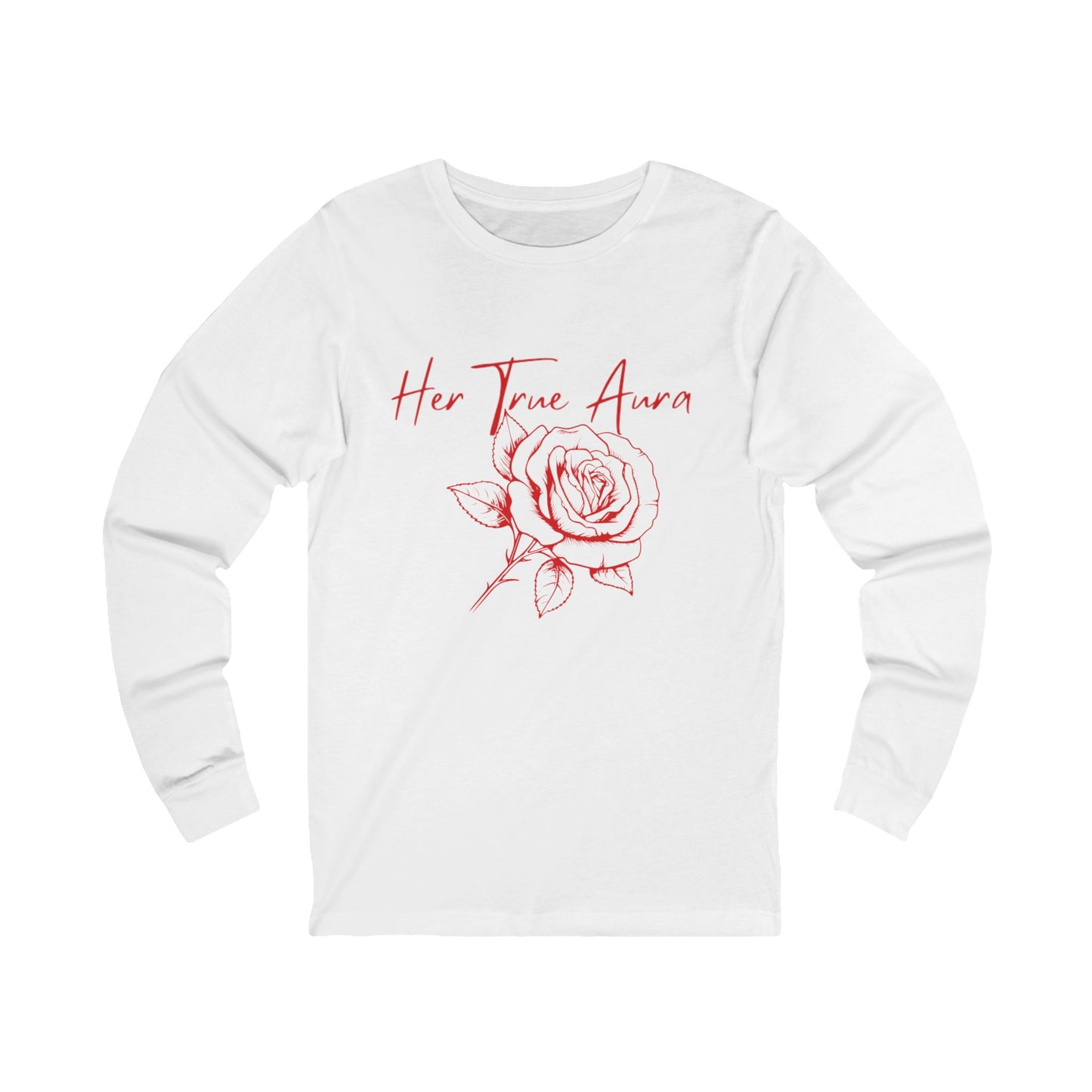 Her True Aura Rose Long Sleeve Tee