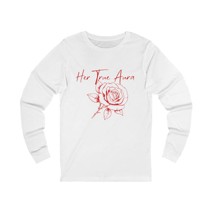 Her True Aura Rose Long Sleeve Tee
