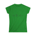 Her True Aura Women's Tee – Minimal Script Inspirational Shirt