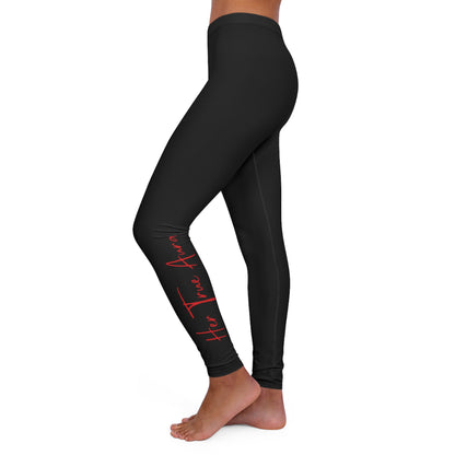 Black Active Leggings for Women Spandex
