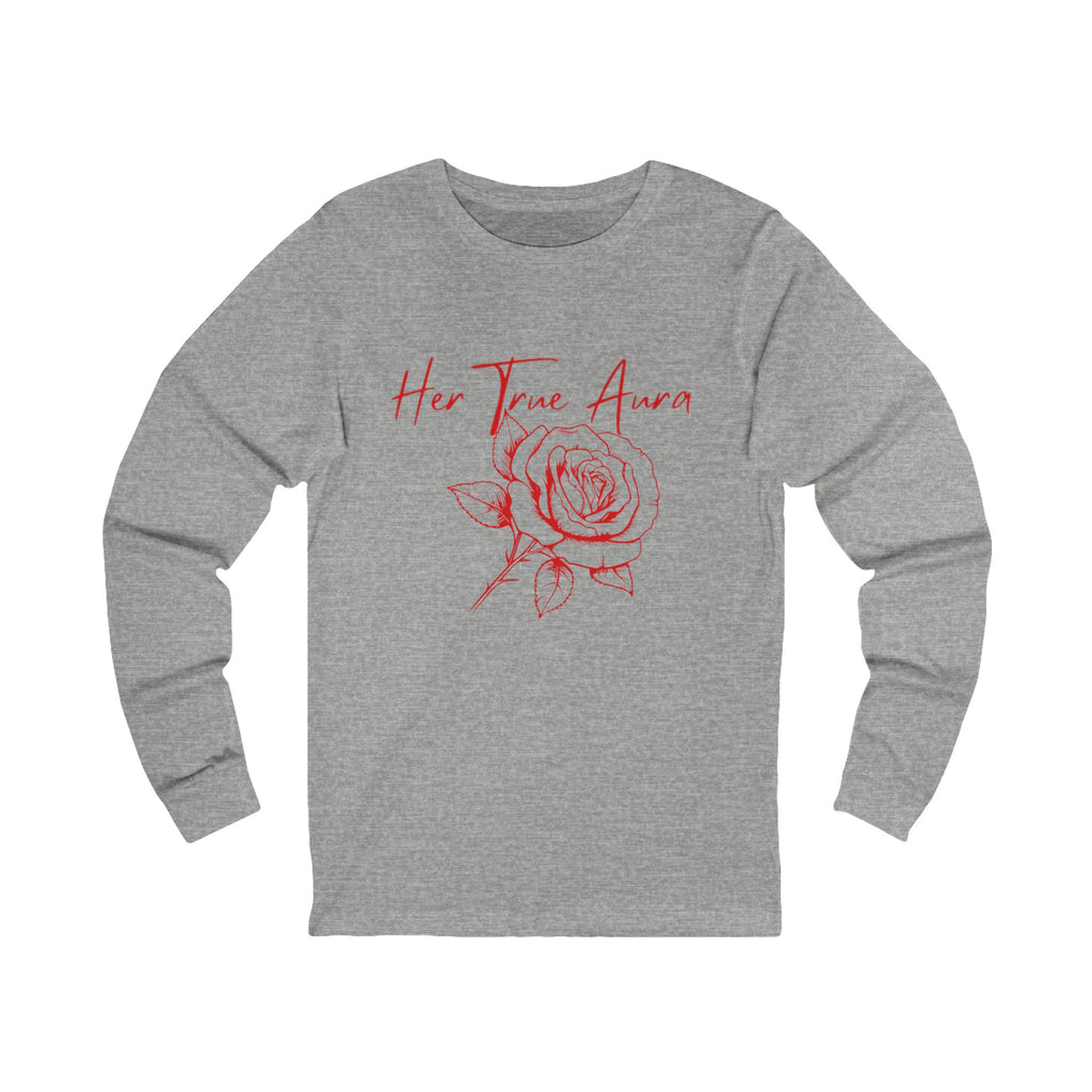Her True Aura Rose Long Sleeve Tee