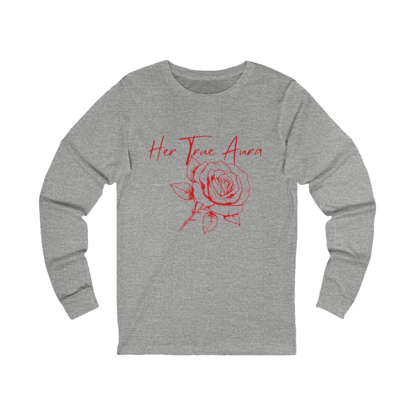 Her True Aura Rose Long Sleeve Tee